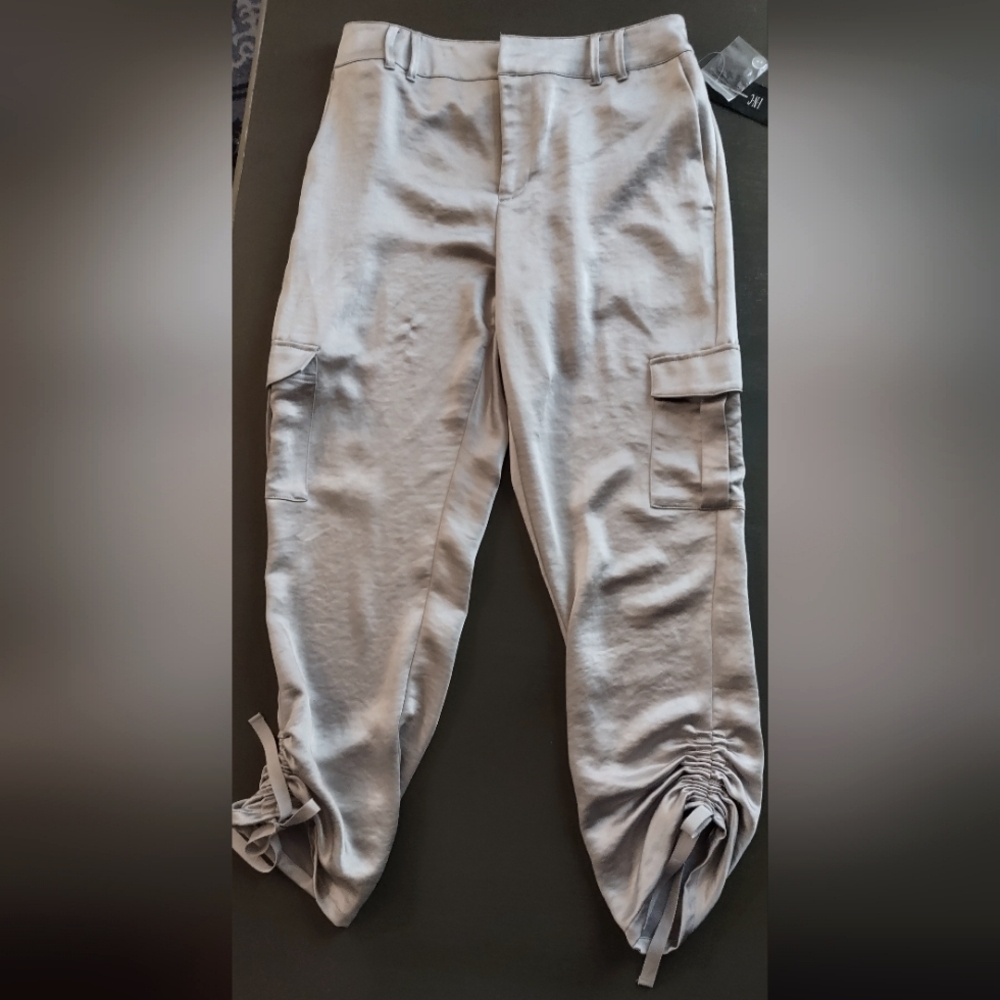 Silver Cargo Pants